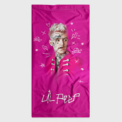 Бандана-труба Lil Peep: Pink Light, цвет: 3D-принт — фото 2