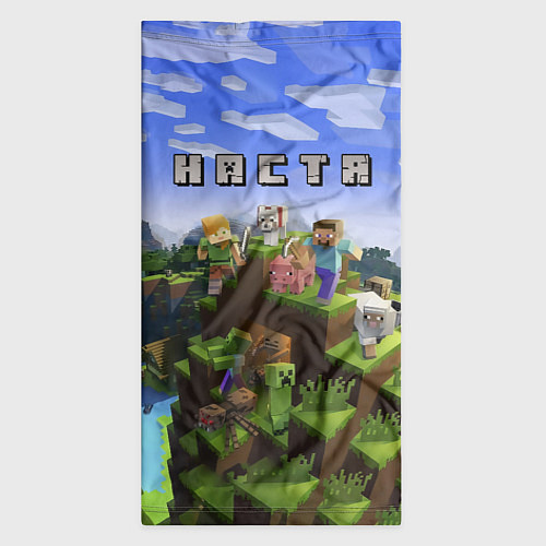 Бандана Minecraft: Настя / 3D-принт – фото 3