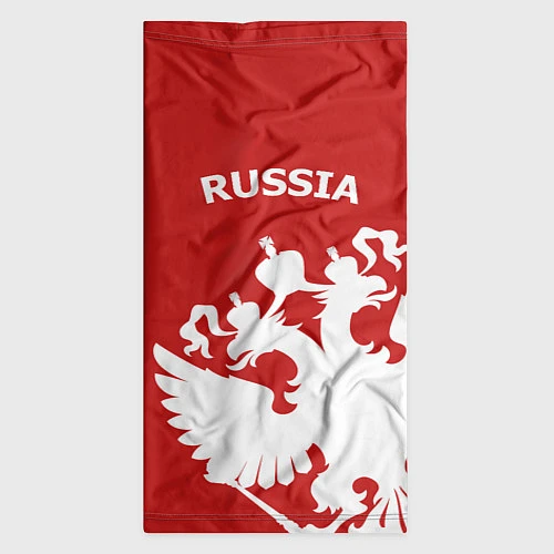 Бандана Russia: Red & White / 3D-принт – фото 3