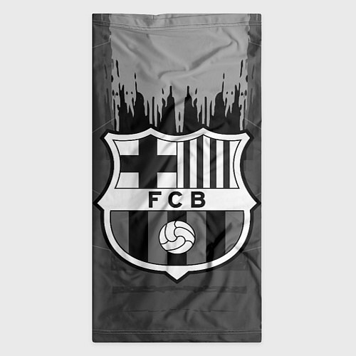 Бандана FC Barcelona: Grey Abstract / 3D-принт – фото 3