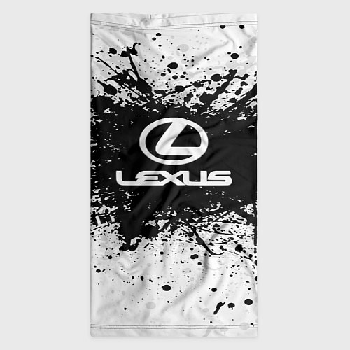 Бандана Lexus: Black Spray / 3D-принт – фото 3