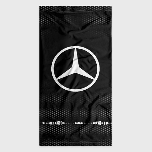 Бандана Mercedes: Black Abstract / 3D-принт – фото 3