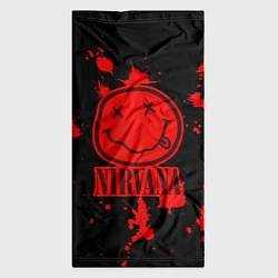 Бандана-труба Nirvana: Blooded Smile, цвет: 3D-принт — фото 2