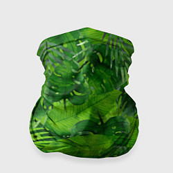Бандана-труба Тропический лес, цвет: 3D-принт