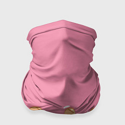 Бандана-труба Розовое мороженное, цвет: 3D-принт