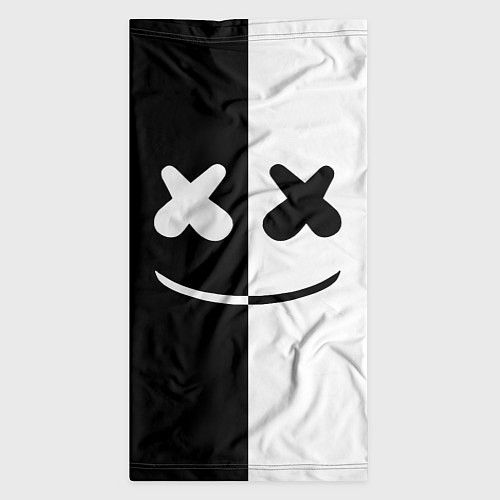 Бандана Marshmello: Black & White / 3D-принт – фото 3