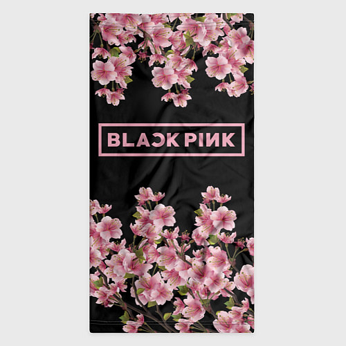 Бандана Black Pink: Delicate Sakura / 3D-принт – фото 3