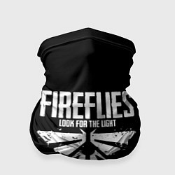 Бандана-труба Fireflies: White Logo, цвет: 3D-принт
