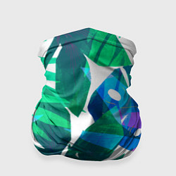 Бандана-труба Зеленые тропики, цвет: 3D-принт
