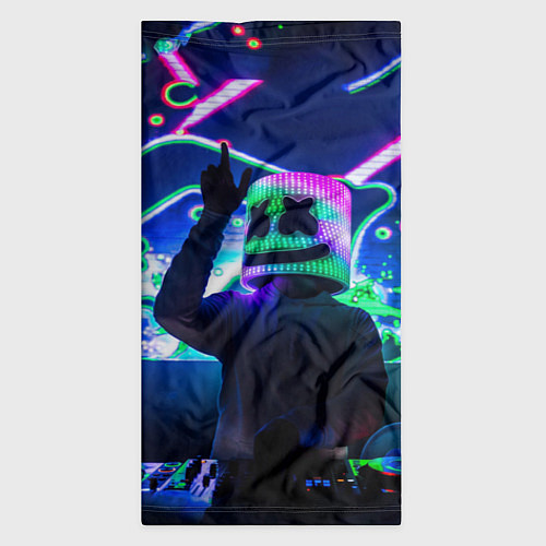 Бандана Marshmello: Neon DJ / 3D-принт – фото 3