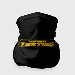 Бандана-труба ASAP Rocky: Black Testing, цвет: 3D-принт