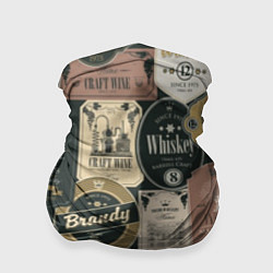 Бандана Этикетки мира Виски