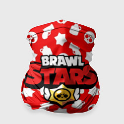 Бандана-труба Brawl Stars: Red & White, цвет: 3D-принт