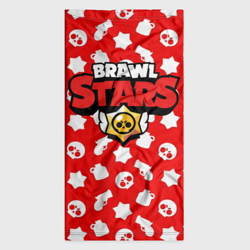 Бандана Brawl Stars: Red & White / 3D-принт – фото 3