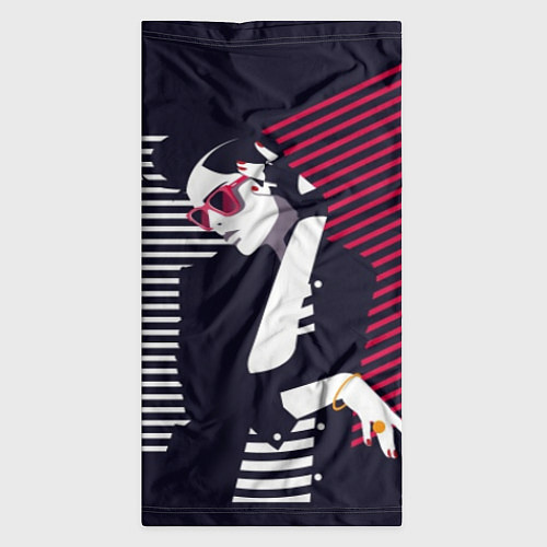 Бандана Стильная женщина - поп арт / 3D-принт – фото 3