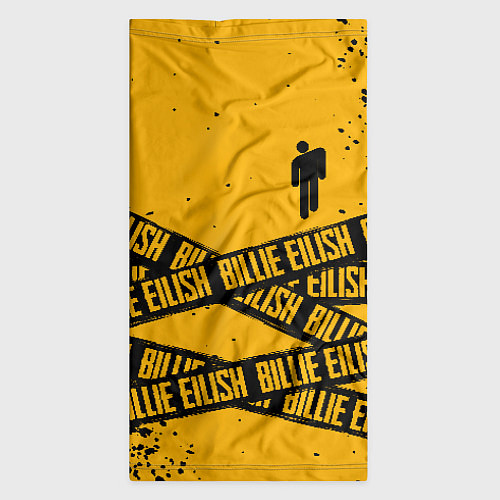 Бандана BILLIE EILISH: Yellow Tape / 3D-принт – фото 3