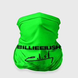 Бандана-труба Billie Eilish: Green Autograph, цвет: 3D-принт