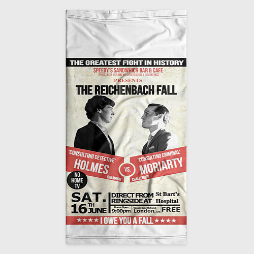 Бандана The reichenbach fall / 3D-принт – фото 3