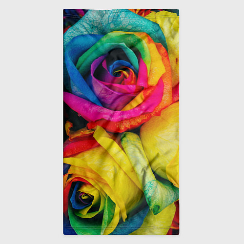 Бандана Разноцветные розы / 3D-принт – фото 3