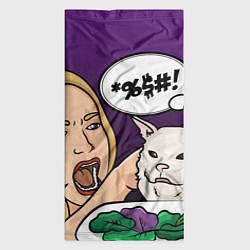 Бандана-труба Woman yelling at a cat, цвет: 3D-принт — фото 2