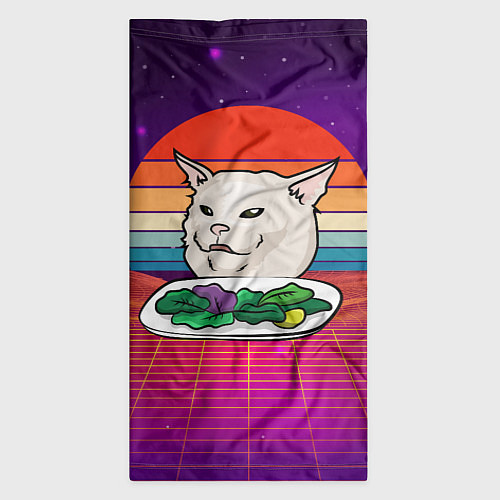 Бандана Woman yelling at a cat / 3D-принт – фото 3
