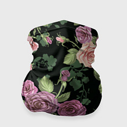 Бандана-труба Кусты роз, цвет: 3D-принт