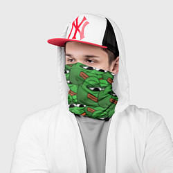Бандана-труба Pepe The Frog, цвет: 3D-принт — фото 2