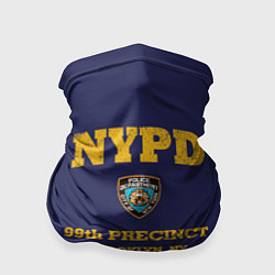 Бандана-труба Бруклин 9-9 департамент NYPD, цвет: 3D-принт