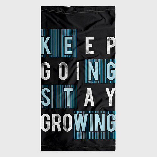 Бандана Keep going stay growing / 3D-принт – фото 3