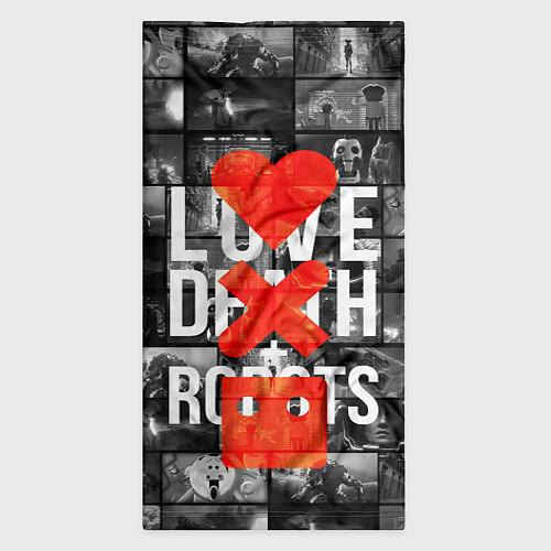 Бандана LOVE DEATH ROBOTS LDR / 3D-принт – фото 3