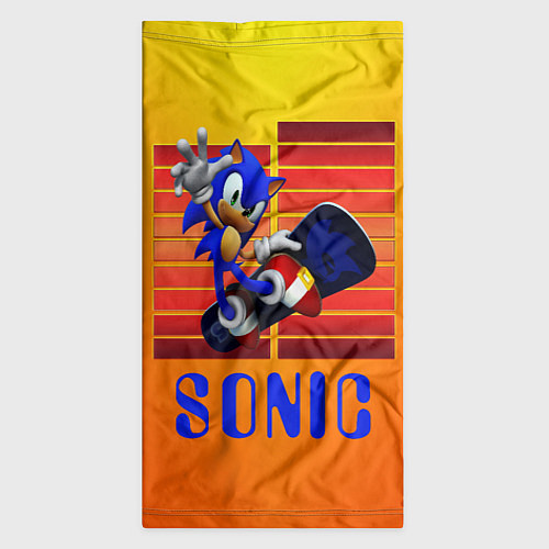 Бандана Sonic - Соник / 3D-принт – фото 3