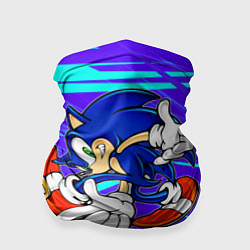 Бандана-труба Sonic, цвет: 3D-принт