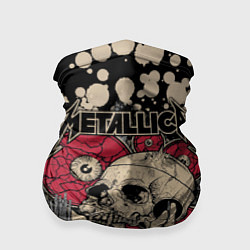 Бандана-труба Metallica, цвет: 3D-принт