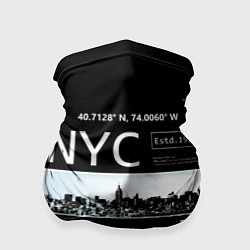 Бандана-труба Off-White: NYC, цвет: 3D-принт