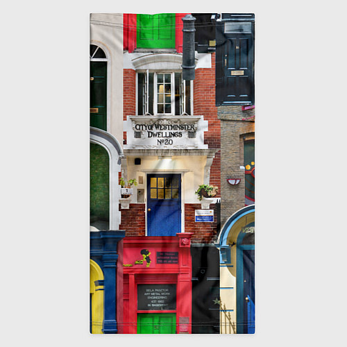 Бандана London doors цифровой коллаж / 3D-принт – фото 3