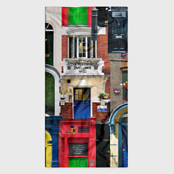 Бандана-труба London doors цифровой коллаж, цвет: 3D-принт — фото 2