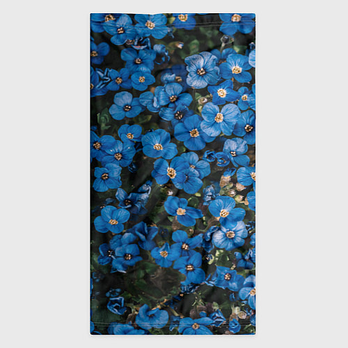Бандана Поле синих цветов фиалки лето / 3D-принт – фото 3