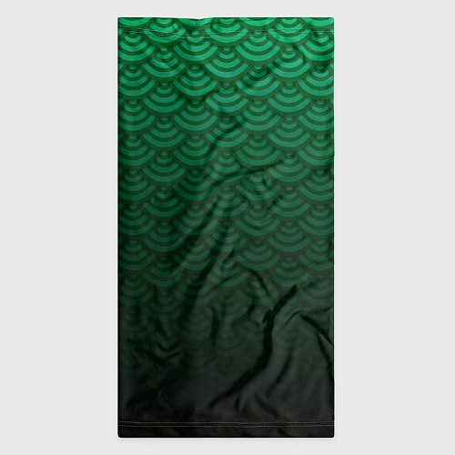 Бандана Узор зеленая чешуя дракон / 3D-принт – фото 3