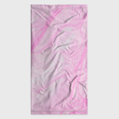 Бандана Розовые разводы краска зефир / 3D-принт – фото 3