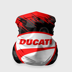 Бандана-труба DUCATI 2, цвет: 3D-принт