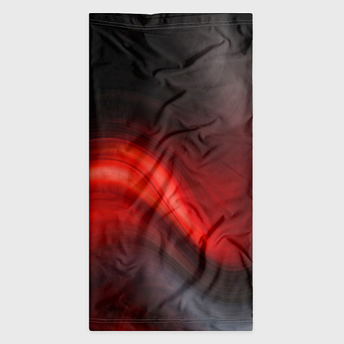 Бандана BLACK RED WAVES АБСТРАКЦИЯ / 3D-принт – фото 3