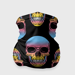 Бандана-труба Neon skull!, цвет: 3D-принт