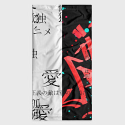 Бандана-труба Японские надписи, цвет: 3D-принт — фото 2