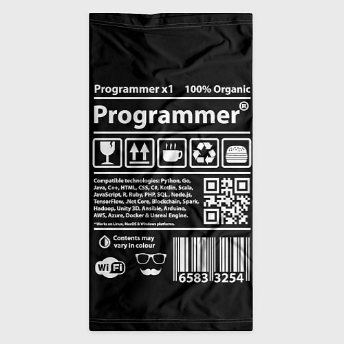 Бандана Programmer / 3D-принт – фото 3