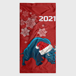 Бандана-труба Бык 2021, цвет: 3D-принт — фото 2