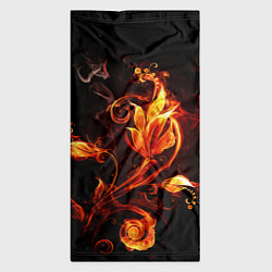 Бандана-труба Огненный цветок, цвет: 3D-принт — фото 2
