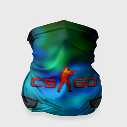 Бандана-труба CS GO blue gem, цвет: 3D-принт