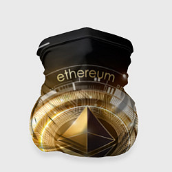 Бандана-труба ETHEREUM ЭФИРИУМ, цвет: 3D-принт