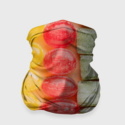 Бандана-труба Мармеладки леденцы, цвет: 3D-принт