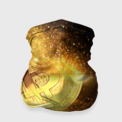 Бандана-труба БИТКОИН ЗОЛОТО BITCOIN GOLD, цвет: 3D-принт